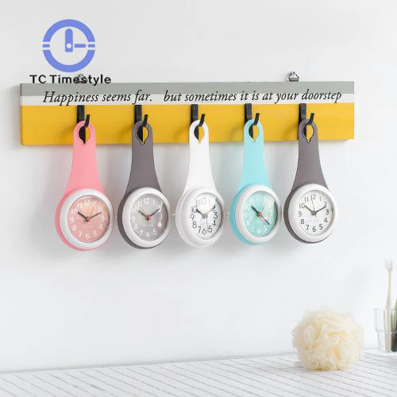 Bathroom Kitchen Refrigerator Wall Clock Creative Silicone Suction Cup Waterproof Anti-drop Silent Home Decoration Wall Watch
Bathroom Kitchen Refrigerator Wall Clock Creative Silicone Suction Cup Waterproof Anti-drop Silent Home Decoration Wall Watch