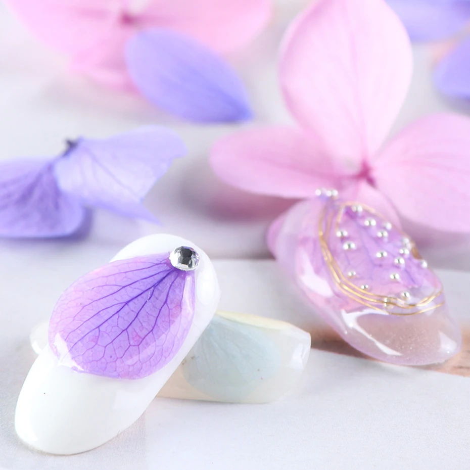 Dried Flowers Nail Art Decoration Summer 3D Nature Floral Petal Leaf UV Gel Polish Sticker Tips Accessory Manicure Design LA1500 (12)