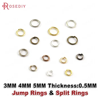 (14492)20g, Diameter 3mm 4mm 5mm Thickness 0.5MM Connect Findings Iron Jump Rings Split Rings Diy Jewelry Accessories
(14492)20g, Diameter 3mm 4mm 5mm Thickness 0.5MM Connect Findings Iron Jump Rings Split Rings Diy Jewelry Accessories