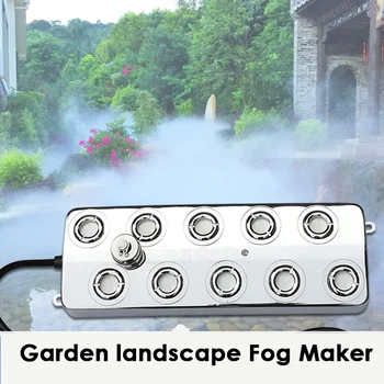 10 Heads Ultrasonic Atomizer Humidifier Landscape Pool Mist Maker Industry Humidifier Sprayer