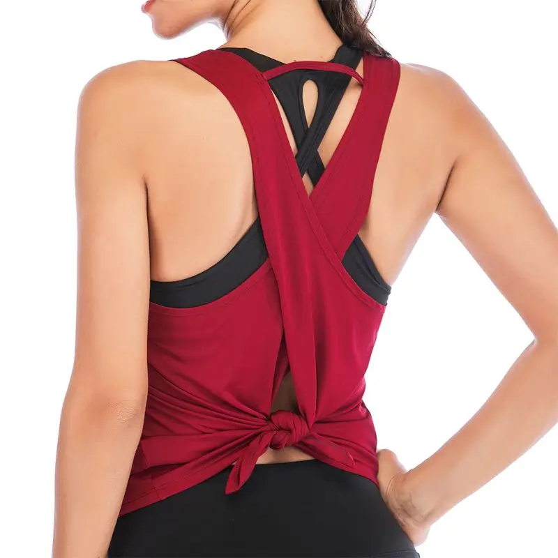 Liva Girl Quick-Drying Back Cross Beauty Back Outdoor Sports Fitness Hollow Solid Color Ladies Vest
Liva Girl Quick-Drying Back Cross Beauty Back Outdoor Sports Fitness Hollow Solid Color Ladies Vest