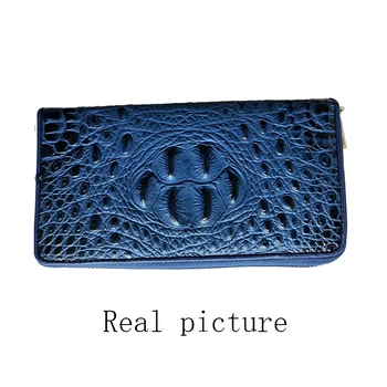 Fashion blue color Genuine Cowhide Leather wallet crocodile pattern ladies wallet long wallet ladies clutch bag Mobile phone bag
Fashion blue color Genuine Cowhide Leather wallet crocodile pattern ladies wallet long wallet ladies clutch bag Mobile phone bag