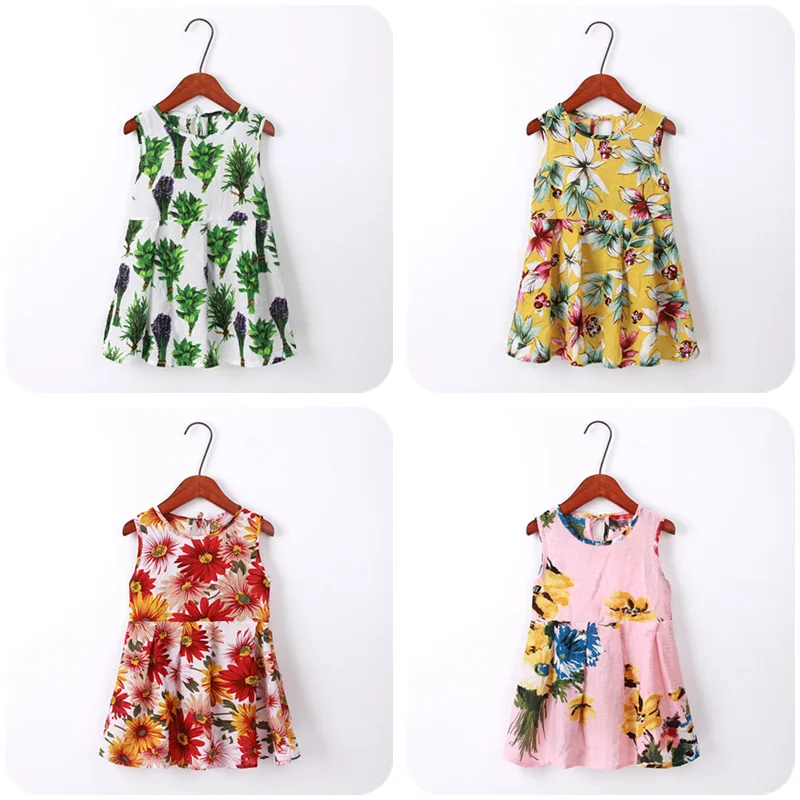 Summer toddler girls dresses cotton soft Aline sleeveless dresses for 2-12Y big girls suspender holiday dress beach clothes
Summer toddler girls dresses cotton soft Aline sleeveless dresses for 2-12Y big girls suspender holiday dress beach clothes