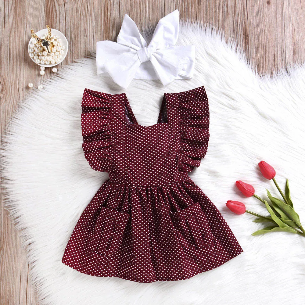 2Pcs Baby Girls Infant Kids Heart Dress+Headband Clothes Casual Dresses Set Kiz Bebek Elbise 1st Birthday Dress Baby Gown
2Pcs Baby Girls Infant Kids Heart Dress+Headband Clothes Casual Dresses Set Kiz Bebek Elbise 1st Birthday Dress Baby Gown
