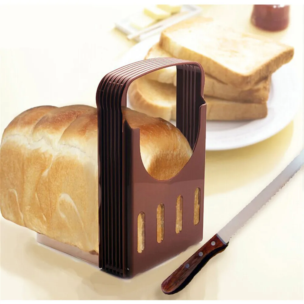 Foldable Practical Bread Cutter Loaf Toast Slicer Cutting Slicing Guide Baking Accessories Pastry Cutters
Foldable Practical Bread Cutter Loaf Toast Slicer Cutting Slicing Guide Baking Accessories Pastry Cutters