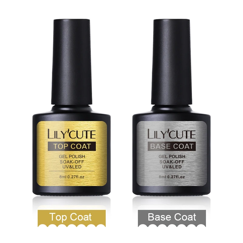 LILYCUTE 8ml Base Top Coat Gel Polish No Wipe Top Coat Manicure Transparent Primer Soak Off UV Gel Polish Nail Art Lacquer
LILYCUTE 8ml Base Top Coat Gel Polish No Wipe Top Coat Manicure Transparent Primer Soak Off UV Gel Polish Nail Art Lacquer