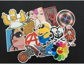 New 100pcs/lot Cartoon Wall Laptop Stickers For Guitar Box Skateboard Sticker Bicycle Motor Luggage Sticker On Phone 5-12cm Size
New 100pcs/lot Cartoon Wall Laptop Stickers For Guitar Box Skateboard Sticker Bicycle Motor Luggage Sticker On Phone 5-12cm Size