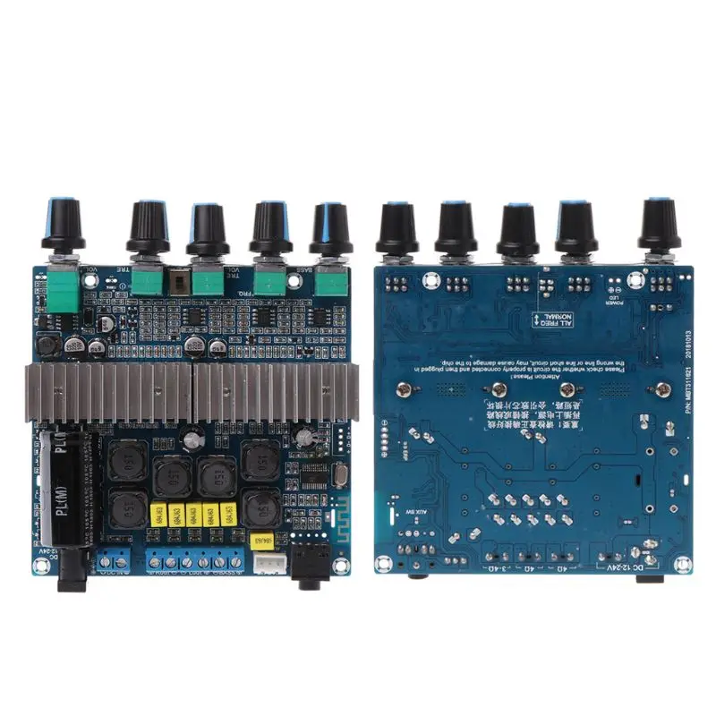 2019 New 2x50W+100W TPA3116 High Power Bluetooth Amplifier Digital Audio Board with Adjustable Volume DC 12-24V
2019 New 2x50W+100W TPA3116 High Power Bluetooth Amplifier Digital Audio Board with Adjustable Volume DC 12-24V