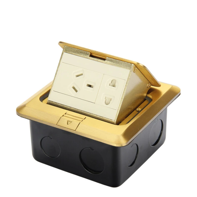 Direct selling five hole full copper waterproof pop up socket can be equipped with damping slow elastic function socket DC-006
Direct selling five hole full copper waterproof pop up socket can be equipped with damping slow elastic function socket DC-006