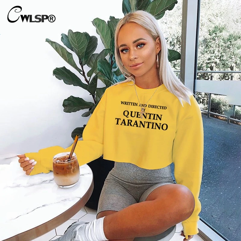 CWLSP 2018 Autumn Women Sweatshirt Solid Pullovers Crop Tops O Neck Long Sleeve 4 Color Tops Casual Moletom Lady's Coat QA2699
CWLSP 2018 Autumn Women Sweatshirt Solid Pullovers Crop Tops O Neck Long Sleeve 4 Color Tops Casual Moletom Lady's Coat QA2699