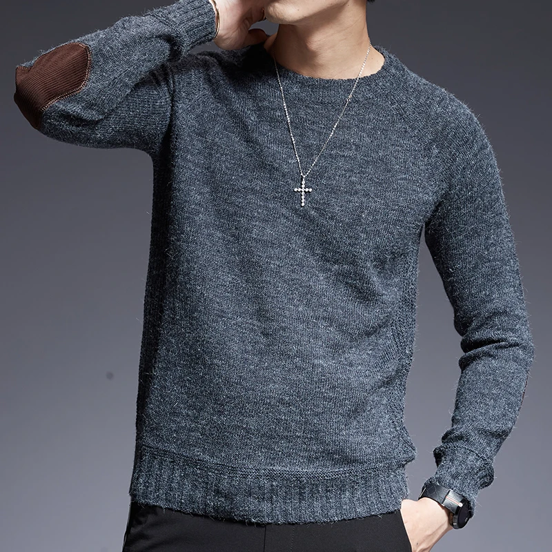 2020 New Fashion Brand Sweater For Mens O-Neck Slim Fit Jumpers Knitting Solid Color Autumn Korean Style Casual Mens Clothes
2020 New Fashion Brand Sweater For Mens O-Neck Slim Fit Jumpers Knitting Solid Color Autumn Korean Style Casual Mens Clothes