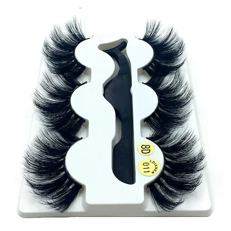 NEW 25mm fake Eyelashes 100% Mink Eyelashes Mink Lashes Natural Dramatic Volume Eyelashes Extension False Eyelashes+tweezers
NEW 25mm fake Eyelashes 100% Mink Eyelashes Mink Lashes Natural Dramatic Volume Eyelashes Extension False Eyelashes+tweezers