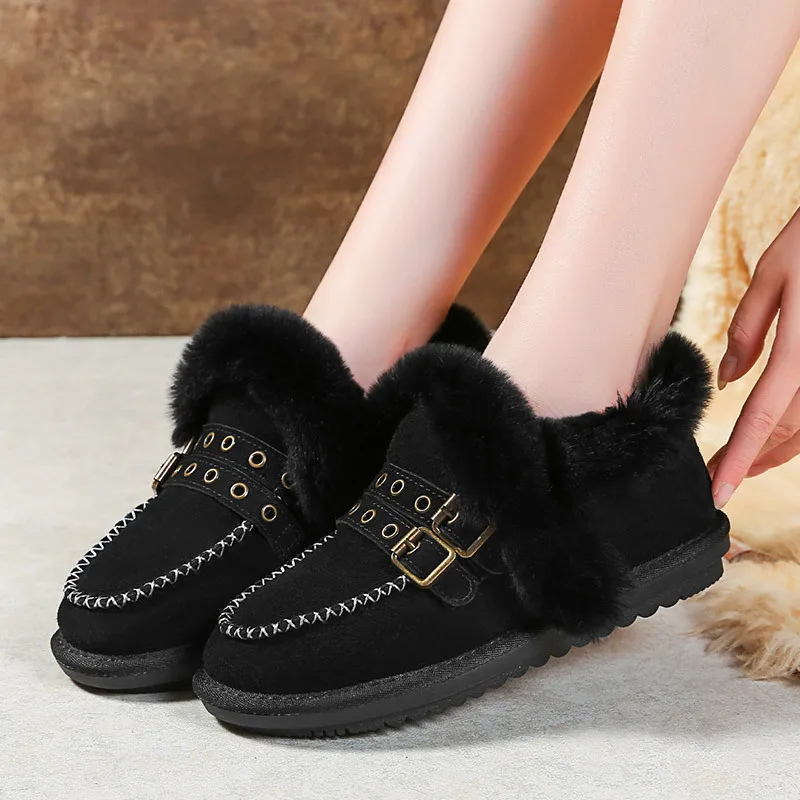 SWYIVY Winte Shoes Woman Slip On Bota Women 2019 Snow Boots Female Casual Shoes Buckle Fur Warm Snowboot Women Ankle Boots Black
SWYIVY Winte Shoes Woman Slip On Bota Women 2019 Snow Boots Female Casual Shoes Buckle Fur Warm Snowboot Women Ankle Boots Black