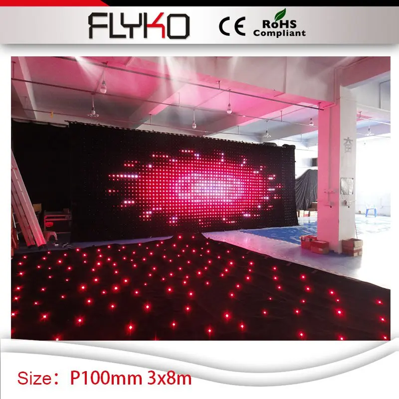 new inventions starlighting curtain dj booth light P100mm stage lighting equipment 3m high by 8m width video dj curtain
new inventions starlighting curtain dj booth light P100mm stage lighting equipment 3m high by 8m width video dj curtain