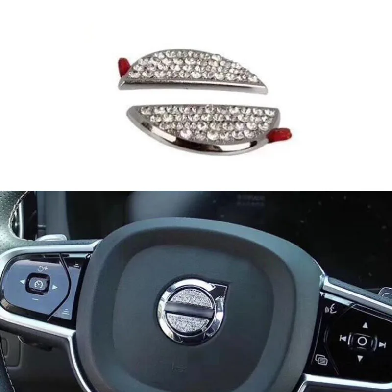 Car Crystal Steering Wheel Logo Sticker Trim fit For Volvo XC60 XC90 S90 V90 2018
Car Crystal Steering Wheel Logo Sticker Trim fit For Volvo XC60 XC90 S90 V90 2018