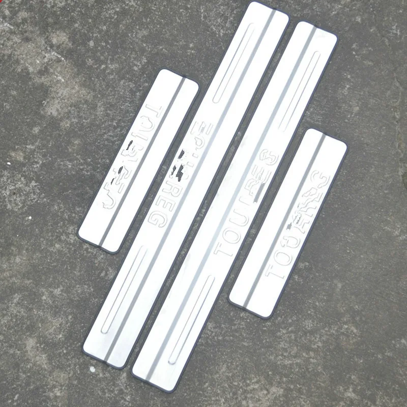 Car styling for Volkswagen touareg 2011-2015 door sill stainless steel scuff plate threshold sticker accessories 4 pcs/ set
Car styling for Volkswagen touareg 2011-2015 door sill stainless steel scuff plate threshold sticker accessories 4 pcs/ set