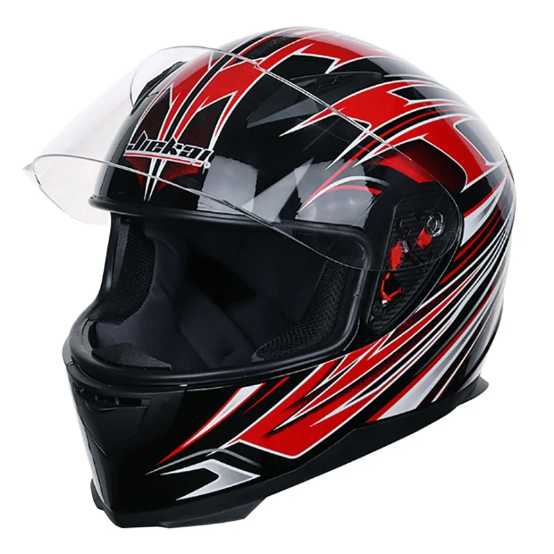 Jiekai Motorcycle Helmet Double Lens Helmet Fully Covered Helmet Motorcycle Equipment Racing Protection Cap
Jiekai Motorcycle Helmet Double Lens Helmet Fully Covered Helmet Motorcycle Equipment Racing Protection Cap