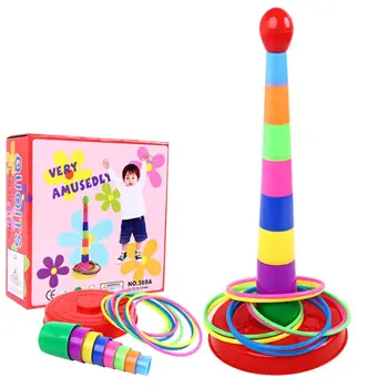 HBB 1 Set Kids Toys Toss Rings Assemble Pile Target Throw Carnival Backyard Park Games Baby Educational Toys Outdoors Sports
HBB 1 Set Kids Toys Toss Rings Assemble Pile Target Throw Carnival Backyard Park Games Baby Educational Toys Outdoors Sports