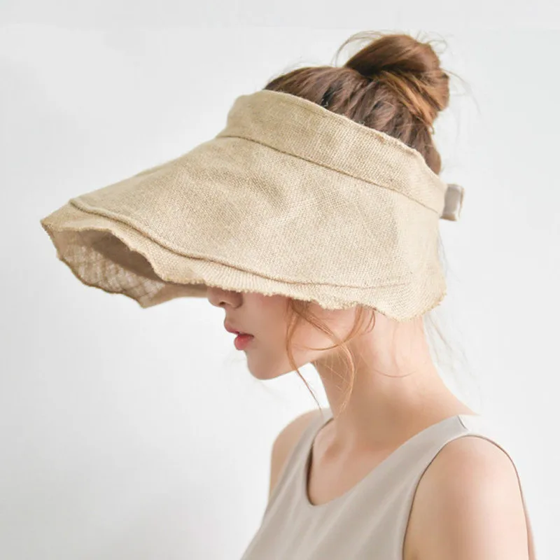 Sunhat Women Large Eave Sunshade Sun Hat Summer Sun Protection Leisure Lady Cap Pure Color Empty Top Anti-ultraviolet Caps H7295
Sunhat Women Large Eave Sunshade Sun Hat Summer Sun Protection Leisure Lady Cap Pure Color Empty Top Anti-ultraviolet Caps H7295