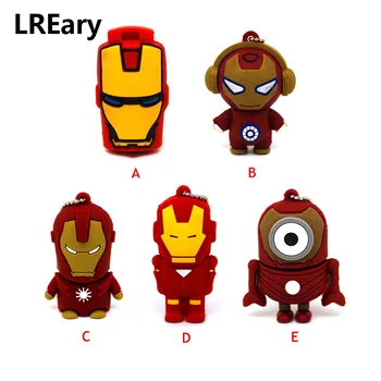New Cartoon Super Hero USB Flash Drive 8GB 16GB 32GB 64GB Iron Man Flash Memory 4GB Pendrive Avengers Pen Drives
New Cartoon Super Hero USB Flash Drive 8GB 16GB 32GB 64GB Iron Man Flash Memory 4GB Pendrive Avengers Pen Drives