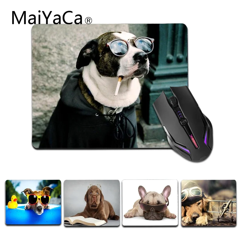 MaiYaCa In Stocked Dog with Glasses small Mouse pad PC Computer mat Size for 180x220x2mm and 250x290x2mm Small Mousepad
MaiYaCa In Stocked Dog with Glasses small Mouse pad PC Computer mat Size for 180x220x2mm and 250x290x2mm Small Mousepad