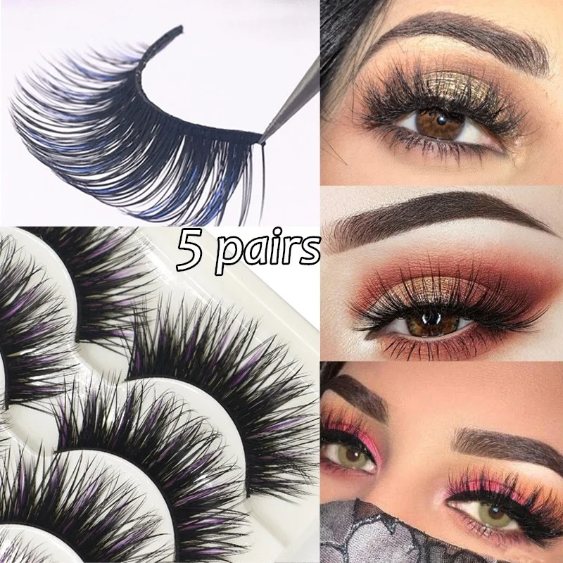 5 Pairs Handmade Messy Eyelash False Eyelashes Cross Dense Natural Eye Lashes Stage Makeup False Eyelashes Stage Makeup 4 Style
5 Pairs Handmade Messy Eyelash False Eyelashes Cross Dense Natural Eye Lashes Stage Makeup False Eyelashes Stage Makeup 4 Style