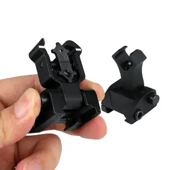 Magorui Tactical Quick Release Migration Folding Mechanical Sights Flip Front and Rear Iron Sight Set Hunting accessories 
Magorui Tactical Quick Release Migration Folding Mechanical Sights Flip Front and Rear Iron Sight Set Hunting accessories