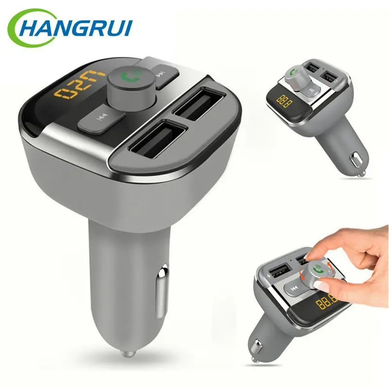 Hangrui 5V 3.4A Dual USB Car Charger Wireless Bluetooth FM Transmitter MP3 Universal USB Charger For Xiaomi Redmi 4X Oneplus 5
Hangrui 5V 3.4A Dual USB Car Charger Wireless Bluetooth FM Transmitter MP3 Universal USB Charger For Xiaomi Redmi 4X Oneplus 5
