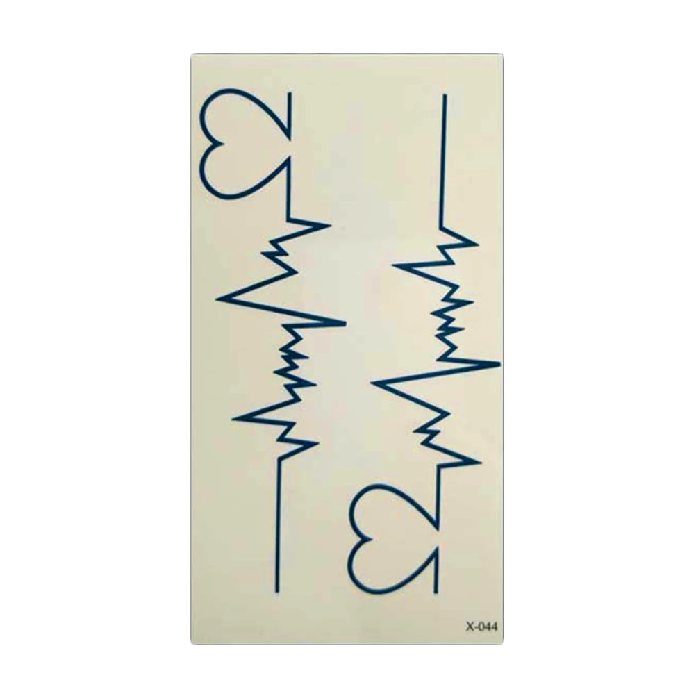 1 Sheet Electrocardiogram Shape Waterproof Temporary Tattoo Skin Decoration Tattoo Stickers
1 Sheet Electrocardiogram Shape Waterproof Temporary Tattoo Skin Decoration Tattoo Stickers