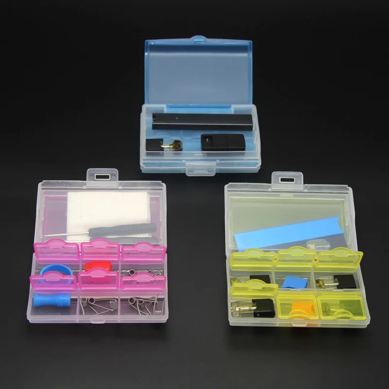 Plastic Case for Cartridge POD Small Vape Kit Portable Collecting Holder Mini Vape Pod Case for JUUI E Cigarette Accessorie 1pcs
Plastic Case for Cartridge POD Small Vape Kit Portable Collecting Holder Mini Vape Pod Case for JUUI E Cigarette Accessorie 1pcs