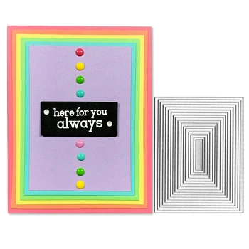 Julyarts 17Pcs Rectangle Backgroud Due Metal Cutting Dies Scrapbooking Stencils Frame Cutting Die Paper Craft Dies New Arrivals
Julyarts 17Pcs Rectangle Backgroud Due Metal Cutting Dies Scrapbooking Stencils Frame Cutting Die Paper Craft Dies New Arrivals