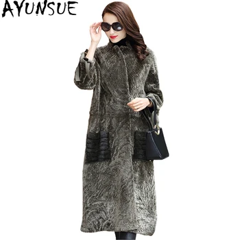 AYUNSUE Real Fur Coat Female Double-faced Fur Coats 2019 Winter Jacket Women Sheep Shearling Jackets Natural Mink Pocket WYQ2038
AYUNSUE Real Fur Coat Female Double-faced Fur Coats 2019 Winter Jacket Women Sheep Shearling Jackets Natural Mink Pocket WYQ2038