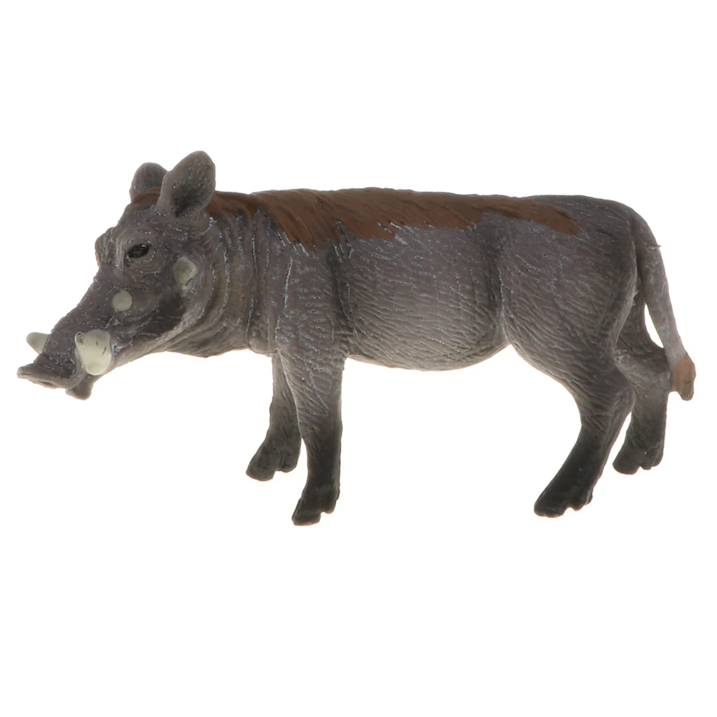 Plastic Realistic Wildlife Jungle Forest Animals Boar Action Figure Toys Playset, Eduactional Toys For Kids Toddler Collectibles