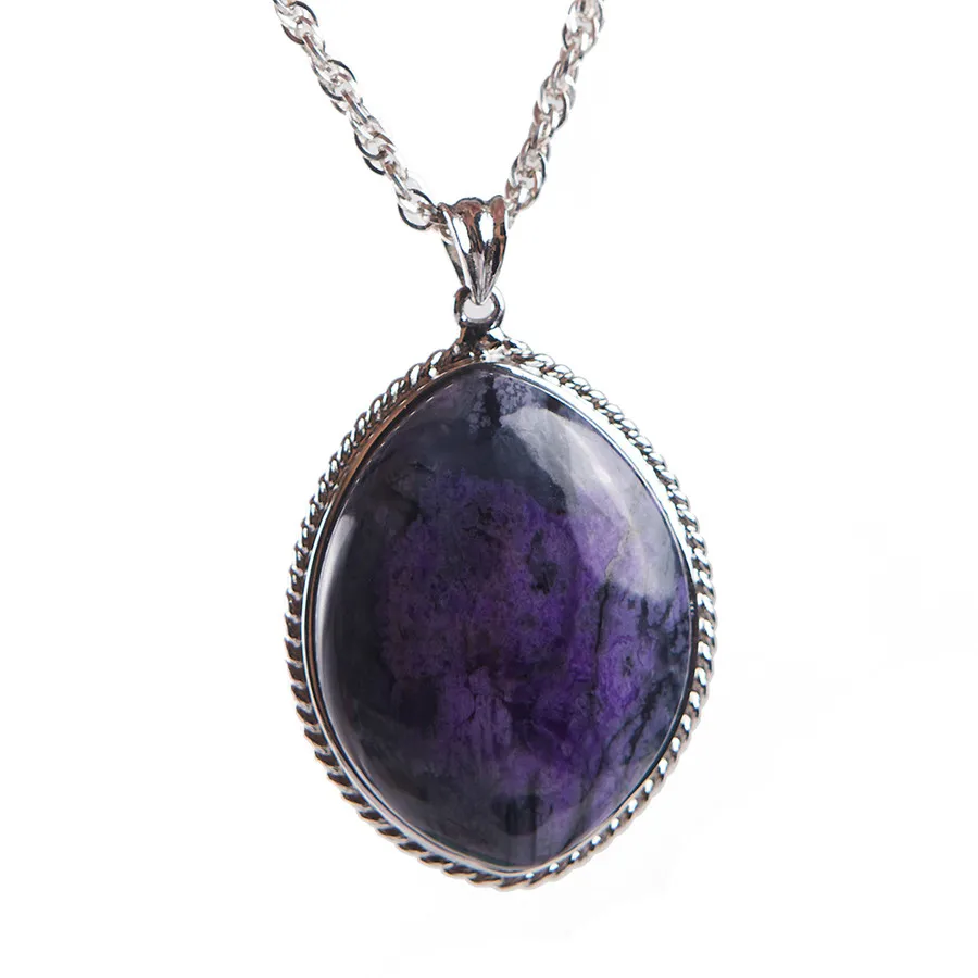 Fashion Sterling Silver Jewelry Pendants Natural Sugilite Gem Crystal Teardrop Stone Beads Pendant Necklace Female 33*18*10mm
Fashion Sterling Silver Jewelry Pendants Natural Sugilite Gem Crystal Teardrop Stone Beads Pendant Necklace Female 33*18*10mm