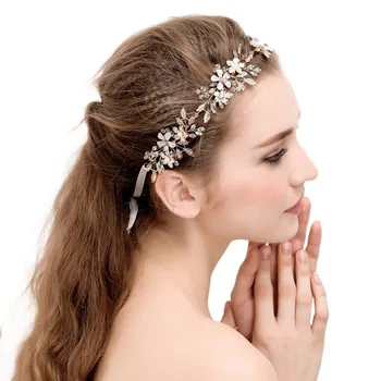 Women Gold Floral Leaf Rhinestone Crystal Handmade Bridal Headband Vintage Princess Bride Wedding Headpiece Hair Ornaments BH
Women Gold Floral Leaf Rhinestone Crystal Handmade Bridal Headband Vintage Princess Bride Wedding Headpiece Hair Ornaments BH