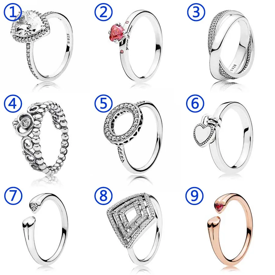 30% Silver Ring Hearts of Halo Eternal Love Rose Two Hearts Open With Red Crystal Ring 925 Sterling Silver DIY Pandora Jewelry
30% Silver Ring Hearts of Halo Eternal Love Rose Two Hearts Open With Red Crystal Ring 925 Sterling Silver DIY Pandora Jewelry