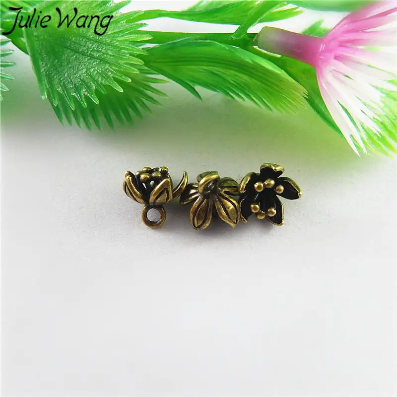 Julie Wang 10pcs Antique Bronze Retro Flowers Copper Charms For Necklace Pendants Findings Jewelry Making Accessory
Julie Wang 10pcs Antique Bronze Retro Flowers Copper Charms For Necklace Pendants Findings Jewelry Making Accessory