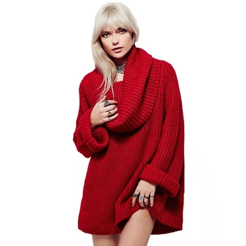 Women Loose Plus Size Scarf Collar Long Sleeves Knitting Sweater Winter Autumn Spring Leisure Clothing TA02800046
Women Loose Plus Size Scarf Collar Long Sleeves Knitting Sweater Winter Autumn Spring Leisure Clothing TA02800046