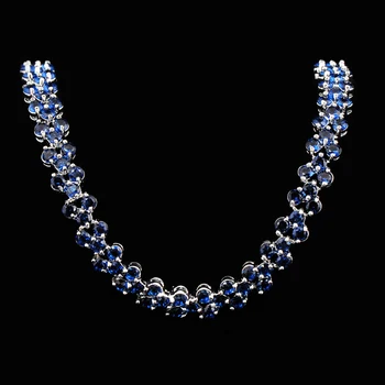 2015 Roman Style Necklace Fashion Blue Stone Jewelry 10KT White Gold Filled Women Wedding Engagement Maxi Necklaces NL0041
2015 Roman Style Necklace Fashion Blue Stone Jewelry 10KT White Gold Filled Women Wedding Engagement Maxi Necklaces NL0041