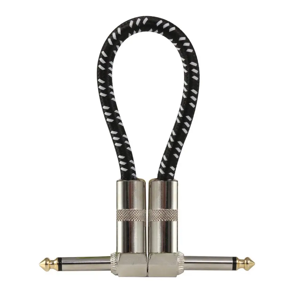 Guitar Effects Pedal Patch Cable Guitar Effect Connect Cable Wire Cord Right Angle 25cm Guitarra Braided Wire Guitar Accessories
Guitar Effects Pedal Patch Cable Guitar Effect Connect Cable Wire Cord Right Angle 25cm Guitarra Braided Wire Guitar Accessories