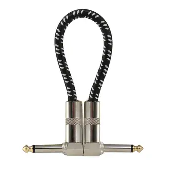 Guitar Effects Pedal Patch Cable Guitar Effect Connect Cable Wire Cord Right Angle 25cm Guitarra Braided Wire Guitar Accessories
Guitar Effects Pedal Patch Cable Guitar Effect Connect Cable Wire Cord Right Angle 25cm Guitarra Braided Wire Guitar Accessories