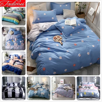 Double Side Duvet Cover 2pcs Pillowcase Bedding Set Adult Kids girl Soft Cotton Bed Linen Single Full Queen King Size bedspreads
Double Side Duvet Cover 2pcs Pillowcase Bedding Set Adult Kids girl Soft Cotton Bed Linen Single Full Queen King Size bedspreads