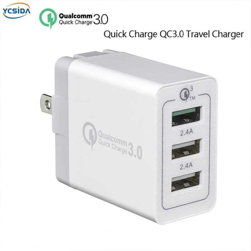 US Plug Quick Charge 3.0 3USB Output phone Fast Travel Charge adapter/Compatible United States Japan Canada Brazil etc.
US Plug Quick Charge 3.0 3USB Output phone Fast Travel Charge adapter/Compatible United States Japan Canada Brazil etc.