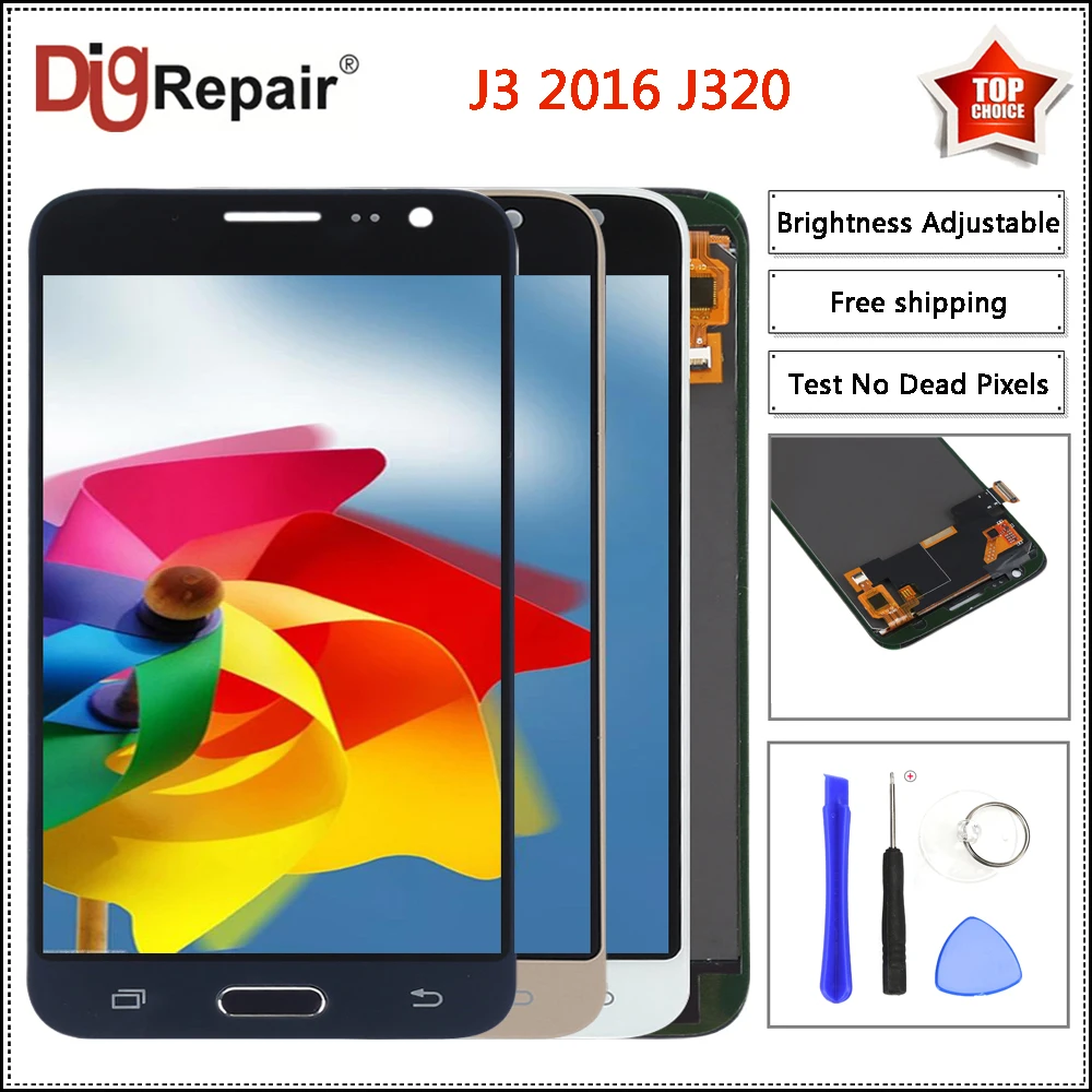 5.0" For Samsung Galaxy J3 2016 LCD J320 J320F J320M LCD Display Digitizer Assembly Parts For Samsung J3 2016 Screen Home Button
5.0" For Samsung Galaxy J3 2016 LCD J320 J320F J320M LCD Display Digitizer Assembly Parts For Samsung J3 2016 Screen Home Button