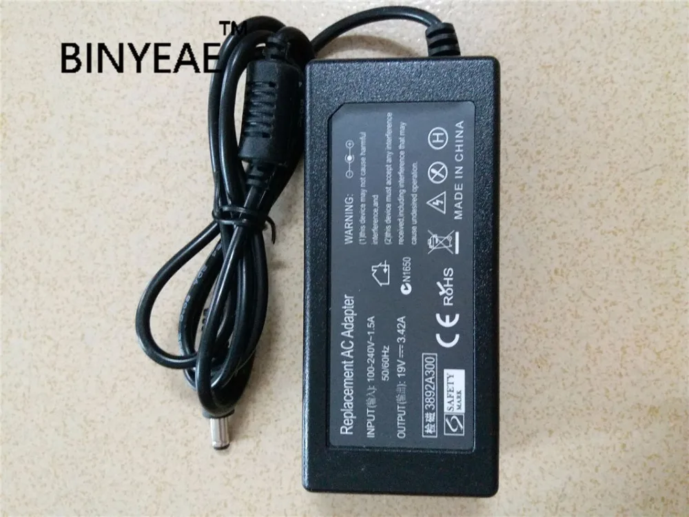 19V 3.42A 65W Universal AC Adapter Battery Charger for LG E50 E500 F1 F1-2226A E510 Laptop Free Shipping
19V 3.42A 65W Universal AC Adapter Battery Charger for LG E50 E500 F1 F1-2226A E510 Laptop Free Shipping