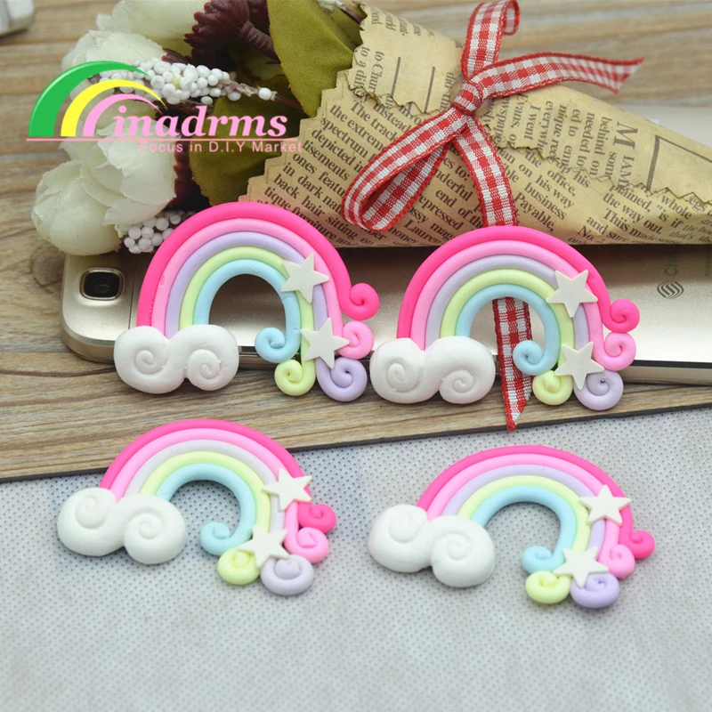20PCS/Pack 37*52mm Baby Pink Fimo Clay Rainbow ,Cartoon Miniatures,Embellishments Materials Free Shipping
20PCS/Pack 37*52mm Baby Pink Fimo Clay Rainbow ,Cartoon Miniatures,Embellishments Materials Free Shipping