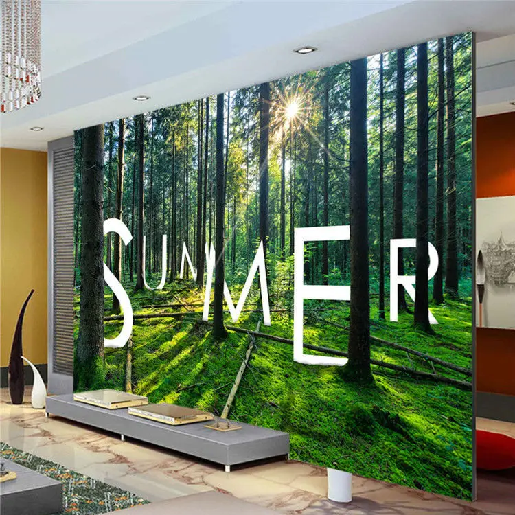 Nature Woods Trees Photo Wallpaper Custom 3D Wall Mural Summer Time Wallpaper Kid Room decor Art Home decoration Bedroom Picture
Nature Woods Trees Photo Wallpaper Custom 3D Wall Mural Summer Time Wallpaper Kid Room decor Art Home decoration Bedroom Picture