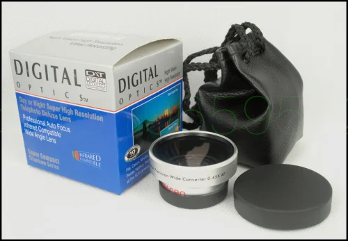 30.5mm 0.45x WIDE Angle + Macro Conversion LENS 30.5 0.45 for 30.5mm Front Threads Camcorder Silver
30.5mm 0.45x WIDE Angle + Macro Conversion LENS 30.5 0.45 for 30.5mm Front Threads Camcorder Silver