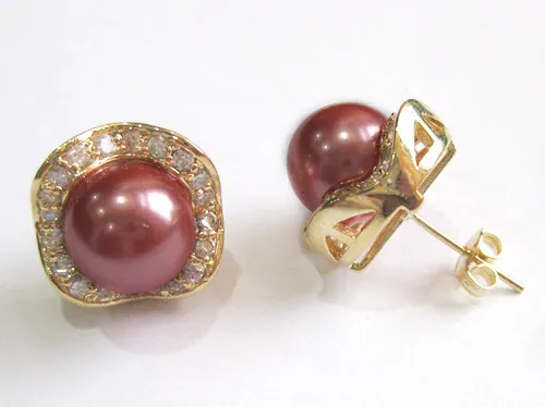 wholesale fashion jewelry noble 8mm rose red round shell pearl & crystal 18kgp earring #003
wholesale fashion jewelry noble 8mm rose red round shell pearl & crystal 18kgp earring #003