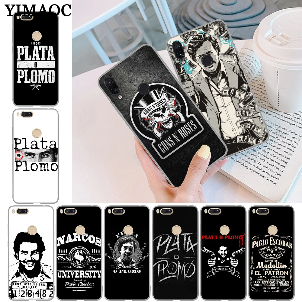 YIMAOC Narcos Pablo Escobar Silver Or Lead Soft Case for Xiaomi Redmi Note 4 4A 4X 5 Plus 5A Prime 6 Pro 6A S2 7 Go
YIMAOC Narcos Pablo Escobar Silver Or Lead Soft Case for Xiaomi Redmi Note 4 4A 4X 5 Plus 5A Prime 6 Pro 6A S2 7 Go